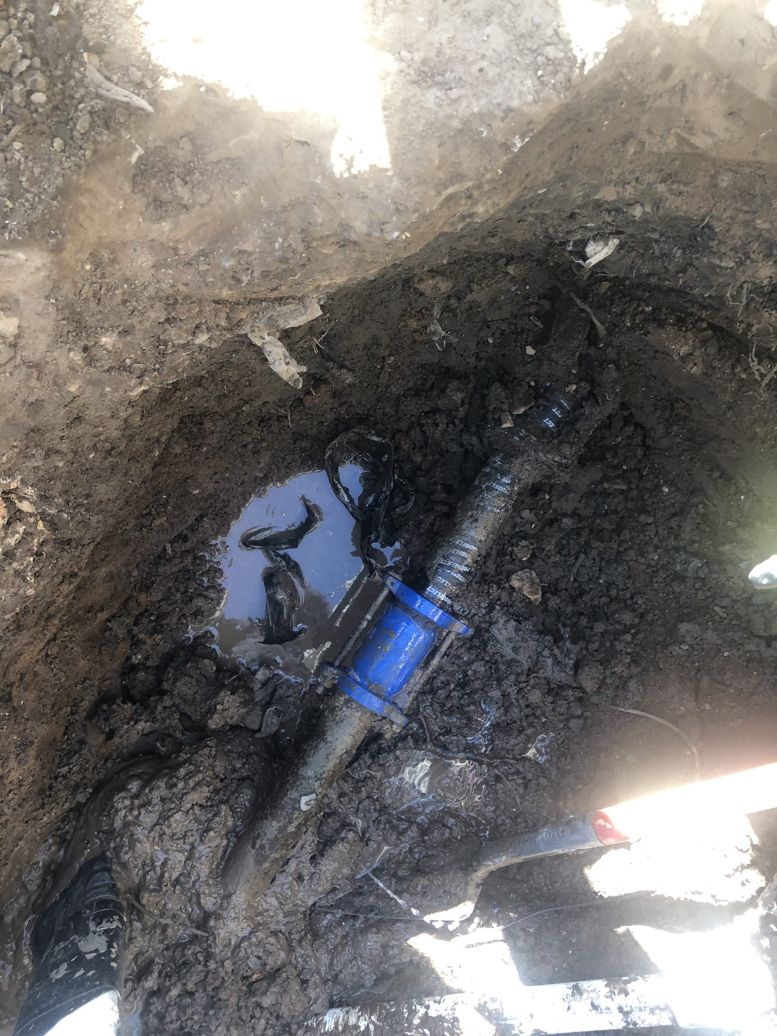 Service Call — Field work in progress — every job gets the same attention to detail.